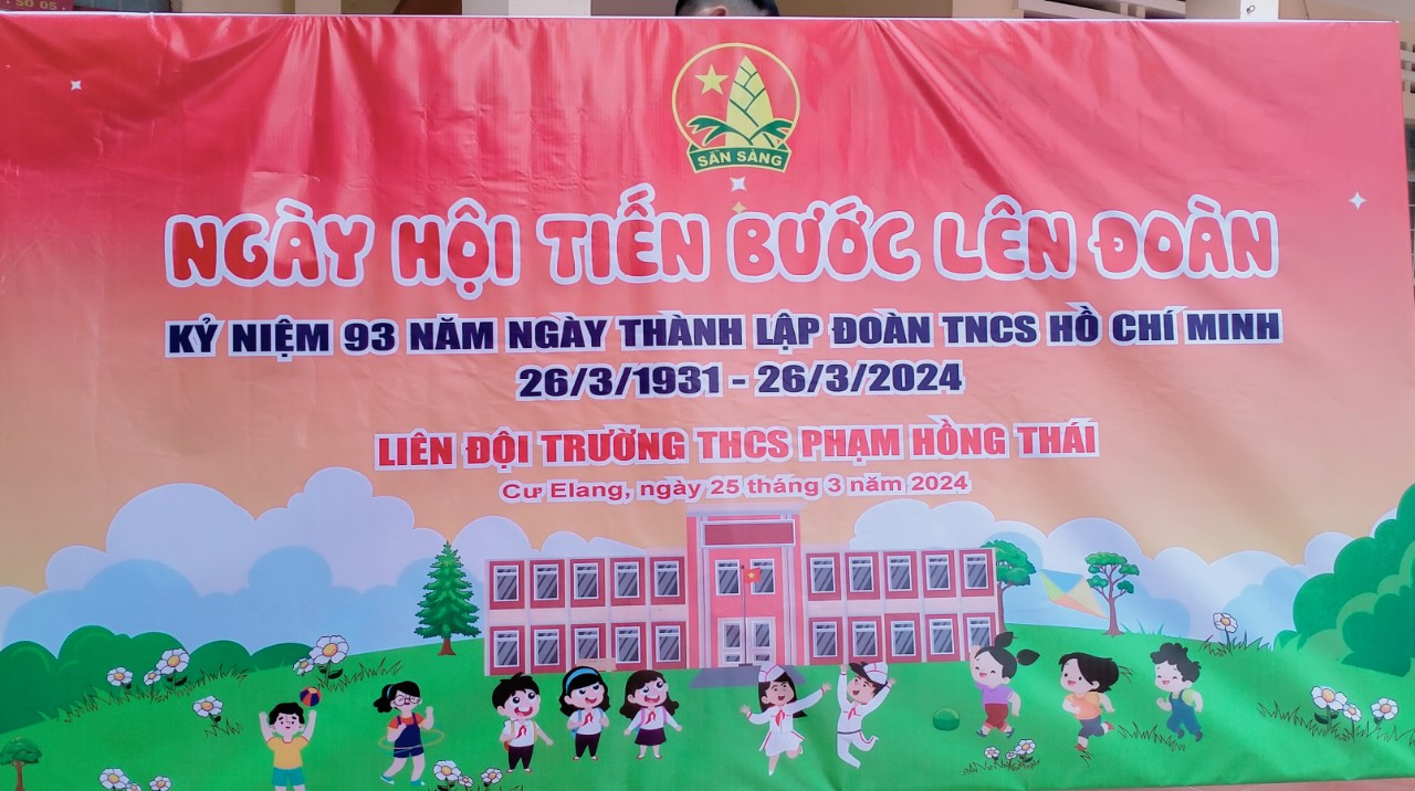 Trường THCS Phạm Hồng Thái, huyện Ea Kar tổ chức ngày Hội “Thiếu nhi vui khoẻ – tiến bước lên Đoàn” năm 2024