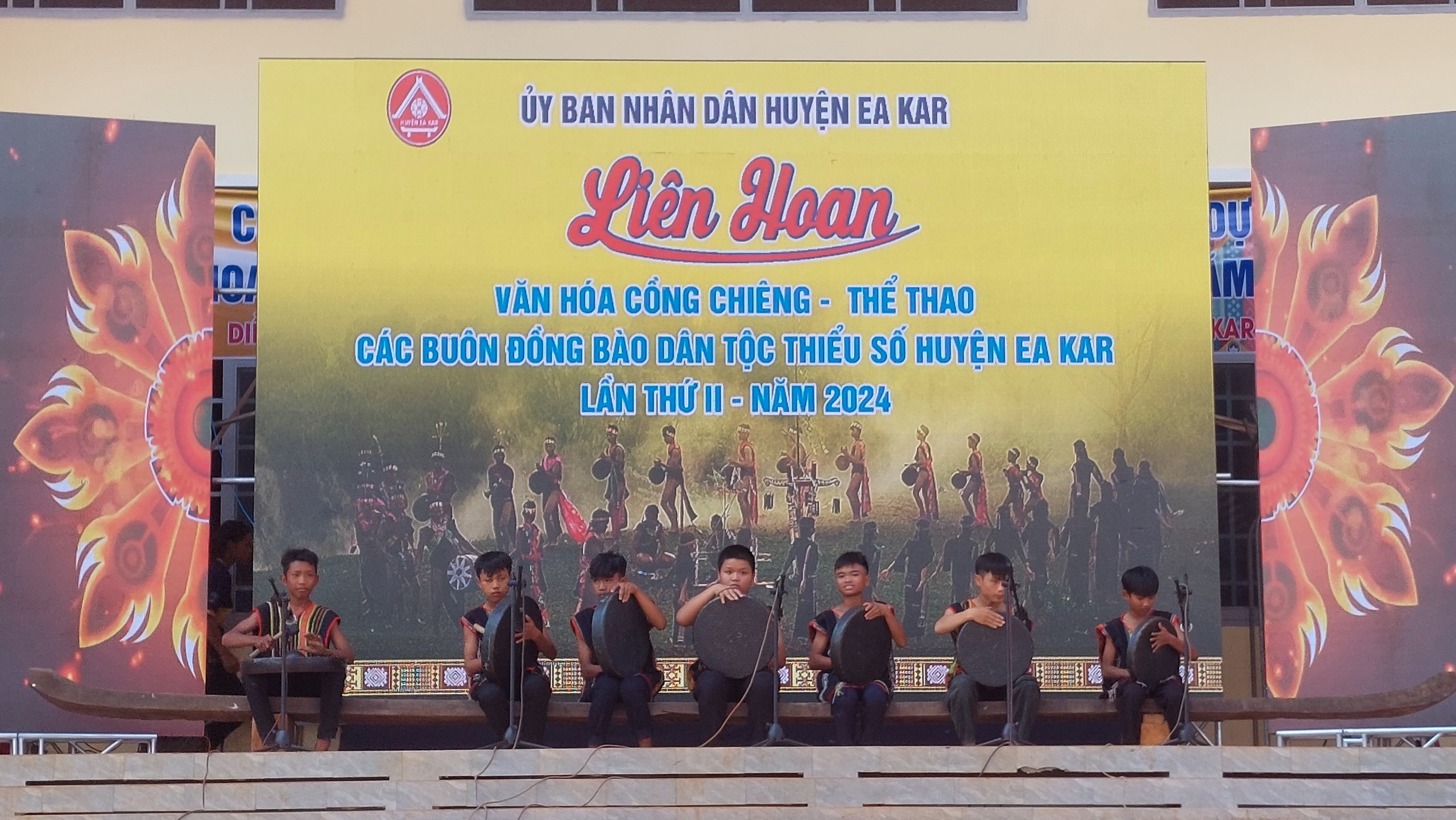 Trường THCS Phạm Hồng Thái tham gia Liên hoan Văn hóa cồng chiêng – Thể thao các buôn đồng bào dân tộc thiểu số huyện Ea Kar lần thứ II, năm 2024