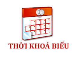 Thời khóa biểu thực hiện từ ngày 08/9/2025